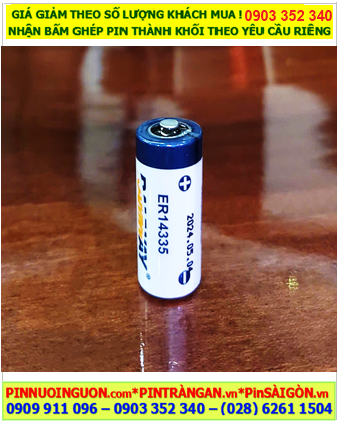 RAMWAY ER14335, Pin nuôi nguồn RAMWAY ER14335 Lithium 3.6v Thionyl Chloride (Li-SOCl2) Cylindrical